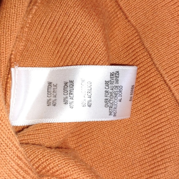 βοΈ Casual Corner Annex Plum Collared Button Up Long Sleeve Cardigan Sweater L - Picture 6 of 16